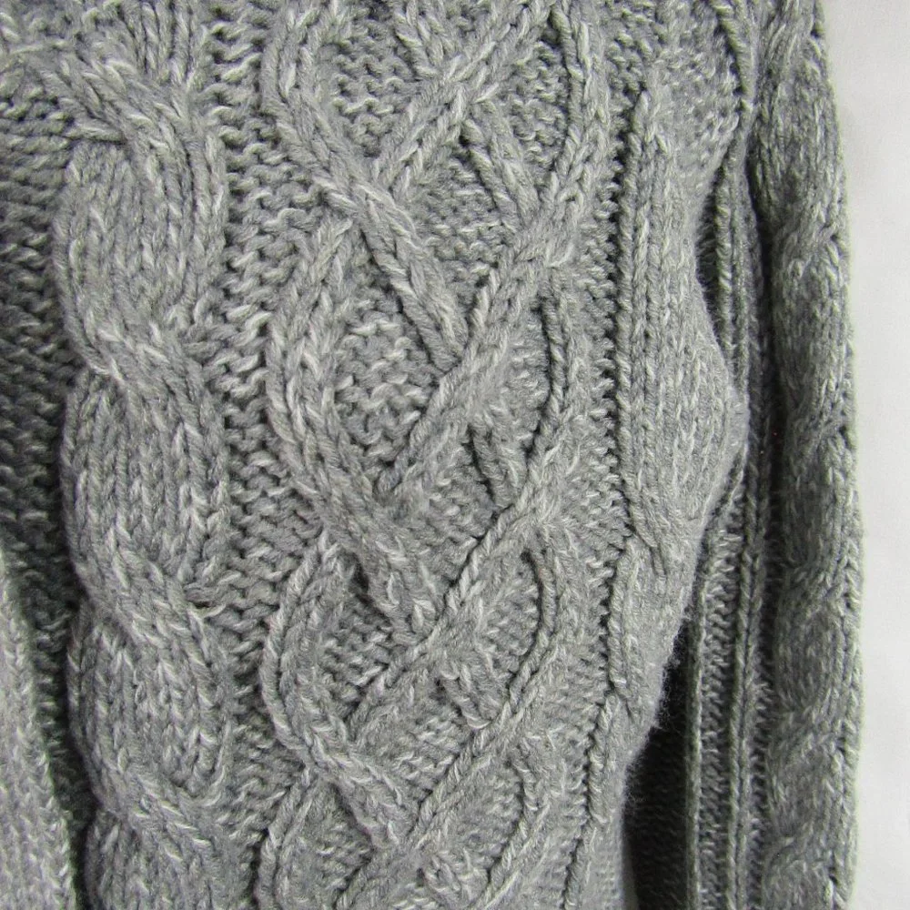 Women's | Petite | St. John's Bay | Grey & White | Zip Up | Cardigan - Picture 4 of 6
